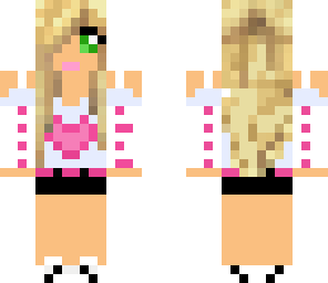 pink heart girl