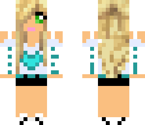 blue heart girl