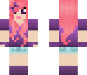 cute pink hiared gale