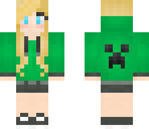 creeper hoodie with minor adjustments
