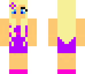 purple choco girl