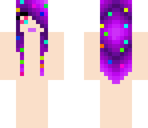 purple frosting cupcake girl base