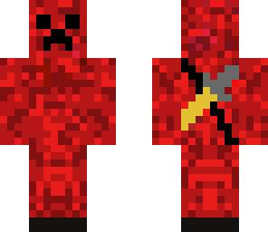 fire creeper with gold sword