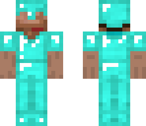 derped up diamond armor steve