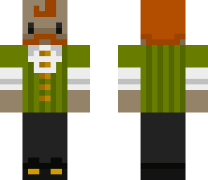 green tunic man