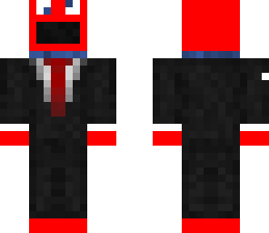 red cookie monster suit