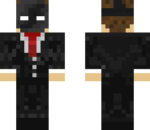 masked herobrine with detail