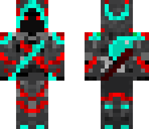 red and green hooded figure