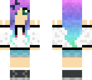 blue hair girl