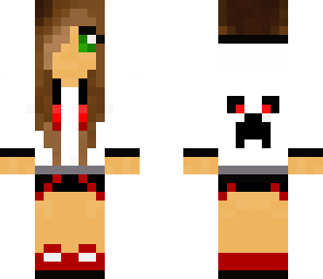 creeper girl red