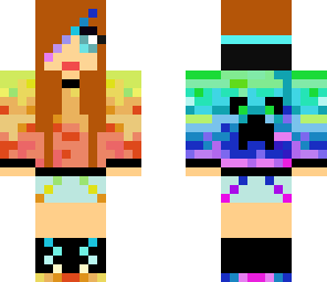 rainbow creeper girl