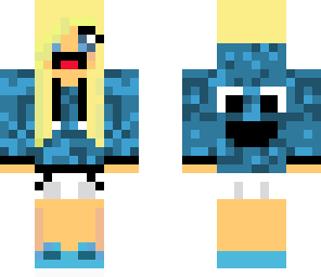 frowny cookie monster  girl