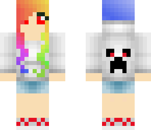 rainbow creeper girl