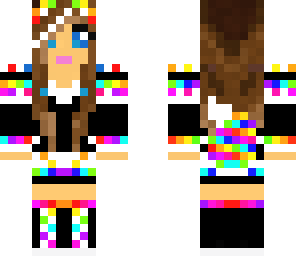 kind of rainbow fox girl