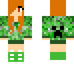 creeper girl without hood