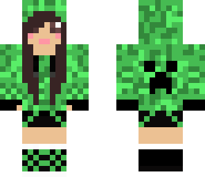 creeper hoodie girl fix