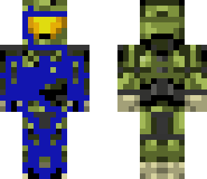 master chef green and blue