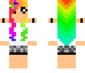 rainbow girl