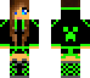 green cool girl