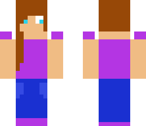 girl with a basic fuschia top and undershirt