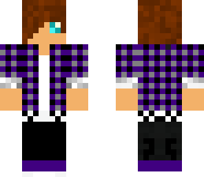 purple teenager with headphone
