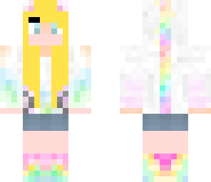 blonde unicorn hoodie girl