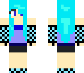 blue hair girl