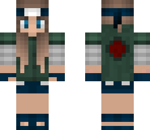 ninja girl with blue eyes