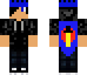 blue party hat and clan cape