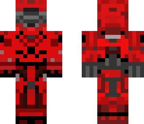 black viser halo red