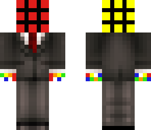 rubiks cube man