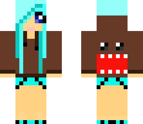 blue domo girl