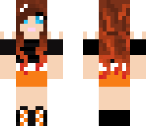girl in orange