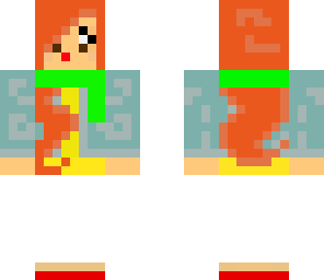 girl with orange hair and headsets new