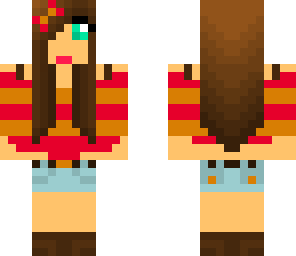 girl in drapy kind of shirt with stripes