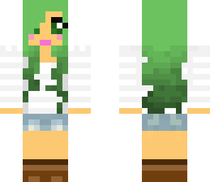green love girl