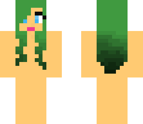 green hair skin base