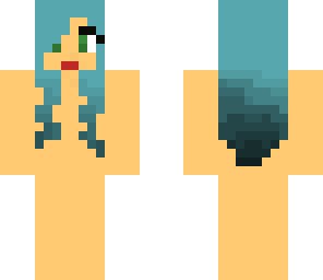 blue hair skin base