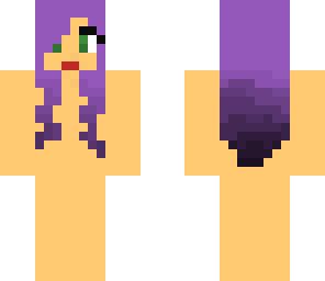 purple hair skin base