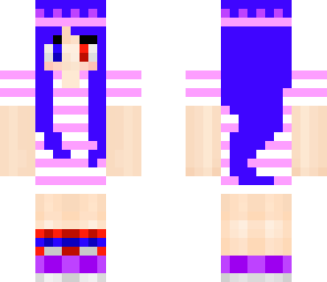mari pink strips girl