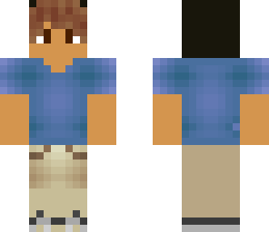 blue shirt