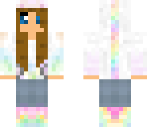 edited unicorn girl