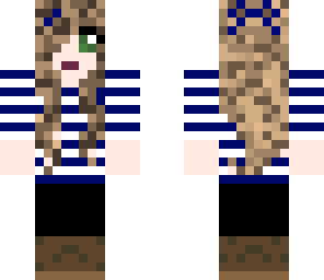 girl striped shirt