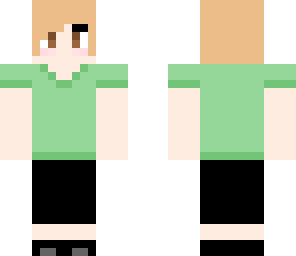 key - green outfit
