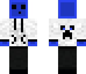 dark blue slime with headphones