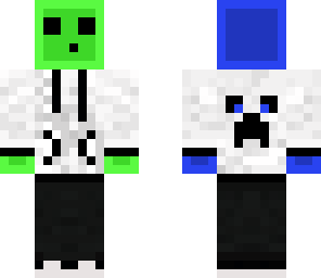 green and blue slime