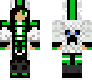green-eyed hooded teen