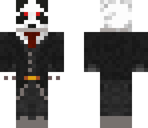 red eyed panda in suit