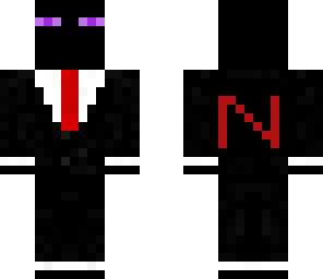 enderman in a  suit