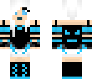blue headset girl